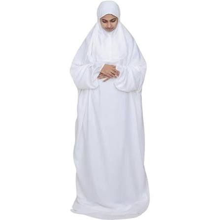 ⭐ হজ ও উমরাহ স্পেশাল সাদা বোরকা – প্রিমিয়াম কোয়ালিটি